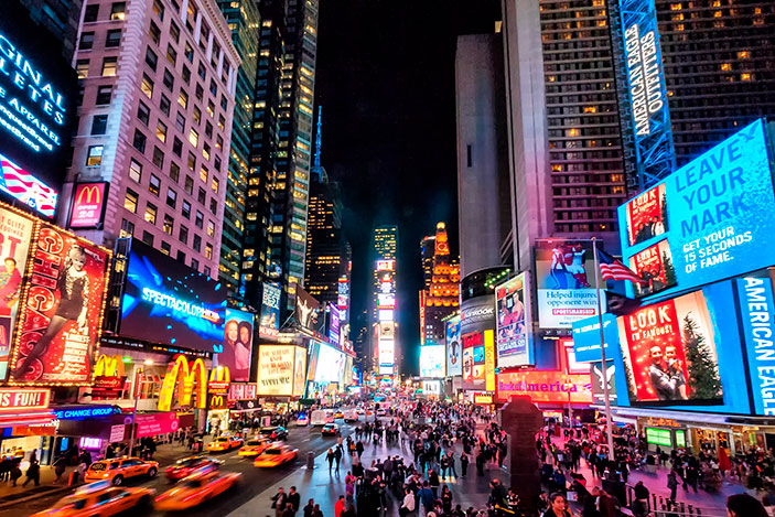 Time square de noche