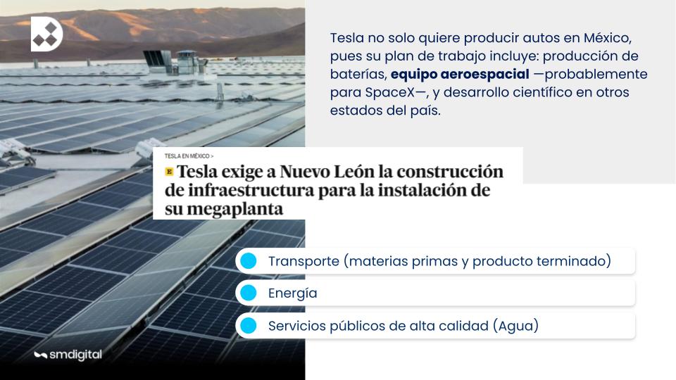 tendencias digitales smdigital ejemplo caso tesla infraestructura El Papel de Latinoamérica en el Nuevo Orden Mundial 2025 - 2035
